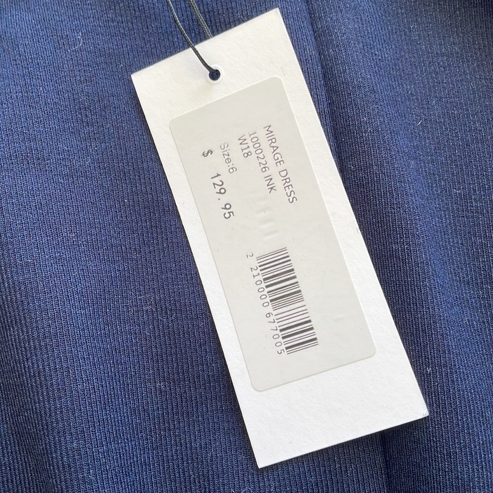 Sheike Mirage Navy Long Sleeve Dress | Size 6 - Picture 4 of 7